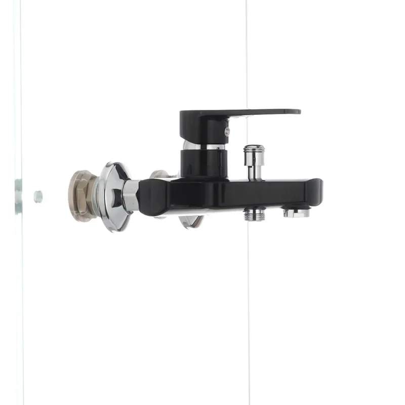 Смеситель для ванны Plamix Oscar-009 черный (без шланга и лейки) (PM0027)