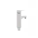 Смеситель для умывальника Plamix Sergio-001 белый (без подводки) (PM0028)