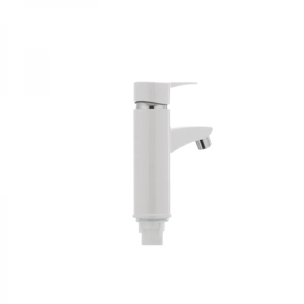 Смеситель для умывальника Plamix Sergio-001 белый (без подводки) (PM0028)