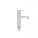 Смеситель для умывальника Plamix Sergio-001 белый (без подводки) (PM0028)