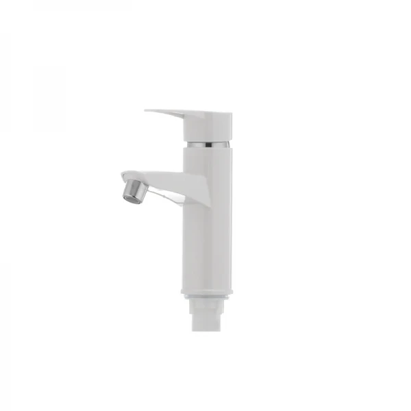 Смеситель для умывальника Plamix Sergio-001 белый (без подводки) (PM0028)