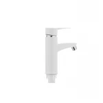 Смеситель для умывальника Plamix Sergio-001 белый (без подводки) (PM0028)