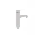 Смеситель для умывальника Plamix Sergio-001 белый (без подводки) (PM0028)