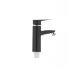 Смеситель для умывальника Plamix Sergio-001 Black (без подводки) (PM0030)