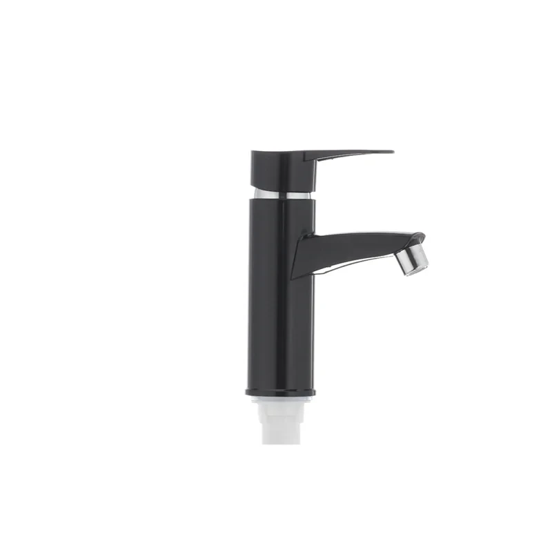 Змішувач для умивальника Plamix Sergio-001 Black (без підводки) (PM0030)