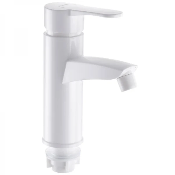 Смеситель для умывальника Plamix Sergio-001(W) Белый (без подводки) (PM0602)