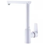 Смеситель для кухни Plamix Mario-017 White (с подводкой) (PM0608)