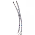 Смеситель для кухни Plamix Mario-017 White (с подводкой) (PM0608)