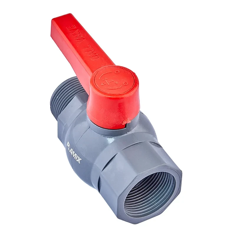 Кран шаровой Plamix PVM-1 1/4" FM PVC (PM0622)