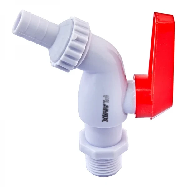 Кран пивний PVC (White+red) Plamix PVI-1/2