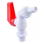 Пивной кран PVC (White+red) Plamix PVI-1/2" (PM0631)