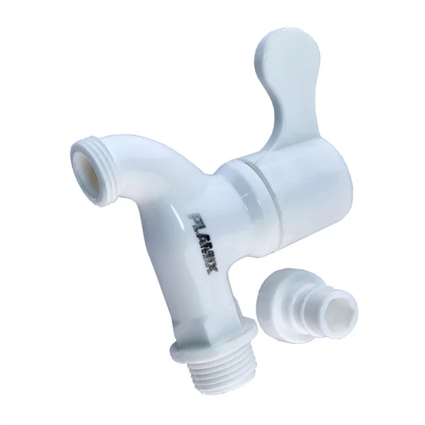 Кран для холодной воды PVC (White) Plamix PVS-1/2" (PM0632)