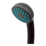 Смеситель для душа Plamix Afina-003 SET Black (со шлангом, лейкой и кронштейном) (PM0646)