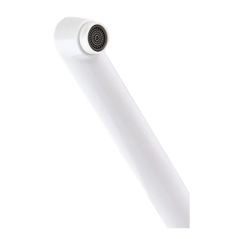 Смеситель для ванны Plamix Omega-140 Euro White (без шланга и лейки) (PM0648)