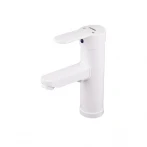 Смеситель для умывальника Plamix Raul-001-A White (без подвода) (PM0651)