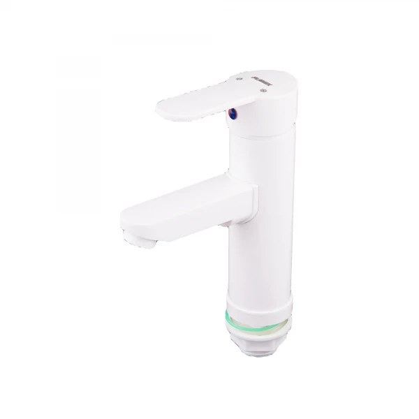 Смеситель для умывальника Plamix Raul-001-A White (без подвода) (PM0651)