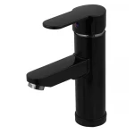 Смеситель для умывальника Plamix Raul-001-A Black (без подвода) (PM0653)