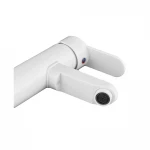 Смеситель для умывальника Plamix Raul-001-A HIGH White (без подвода) (PM0655)