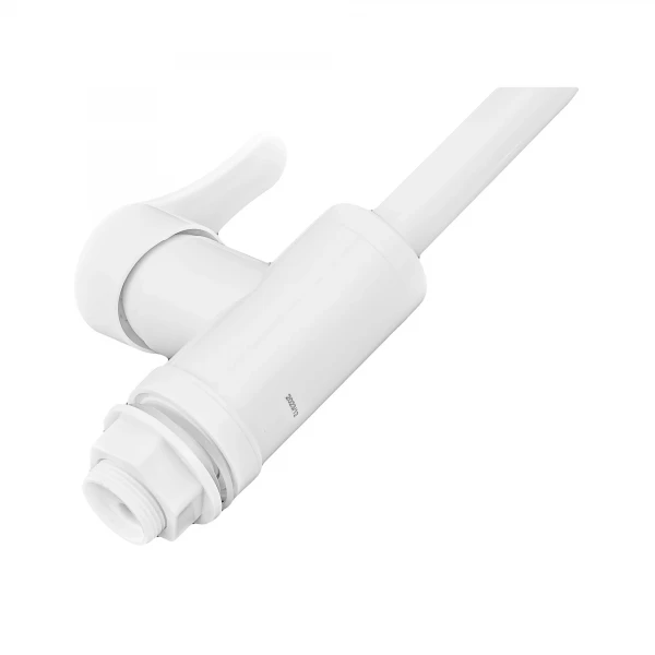 Смеситель для умывальника Plamix Diego-001-G White (без подвода) (PM0656)