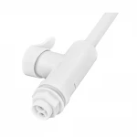 Смеситель для кухни Plamix Diego-011 белый ABS-пластик с высоким поворотным изливом (PM0657)