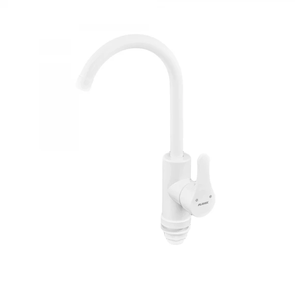 Смеситель для кухни Plamix Diego-011 White (без подвода) (PM0657)