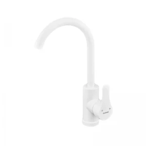 Смеситель для кухни Plamix Diego-011 White (без подвода) (PM0657)