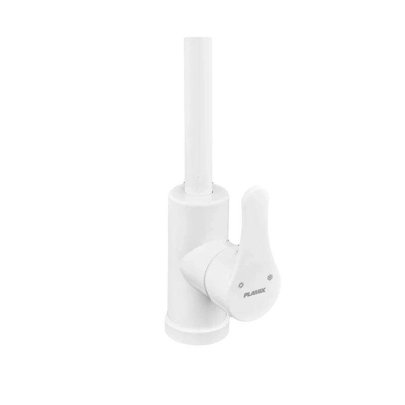 Смеситель для кухни Plamix Diego-011 White (без подвода) (PM0657)