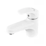 Смеситель для умывальника Plamix Fidel-001 SET White (с подводом) (PM0659)