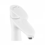 Смеситель для умывальника Plamix Cezar-001 SET White (с подводом) (PM0661)