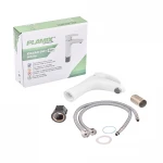 Смеситель для умывальника Plamix Cezar-001 SET White (с подводом) (PM0661)