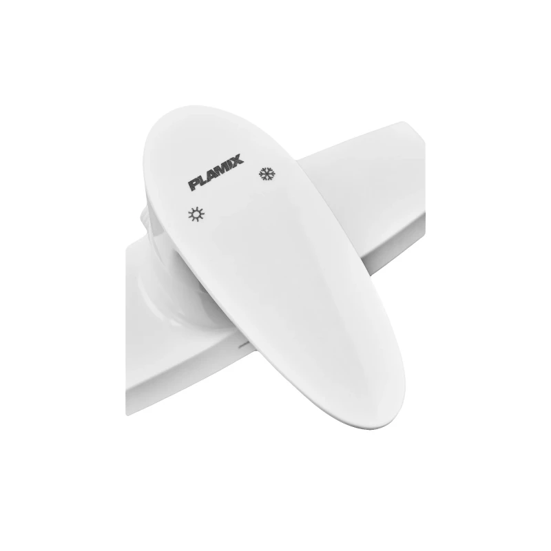 Смеситель для душевой кабины Plamix Cezar-003 SET White (со шлангом, лейкой и кронштейном) (PM0665)