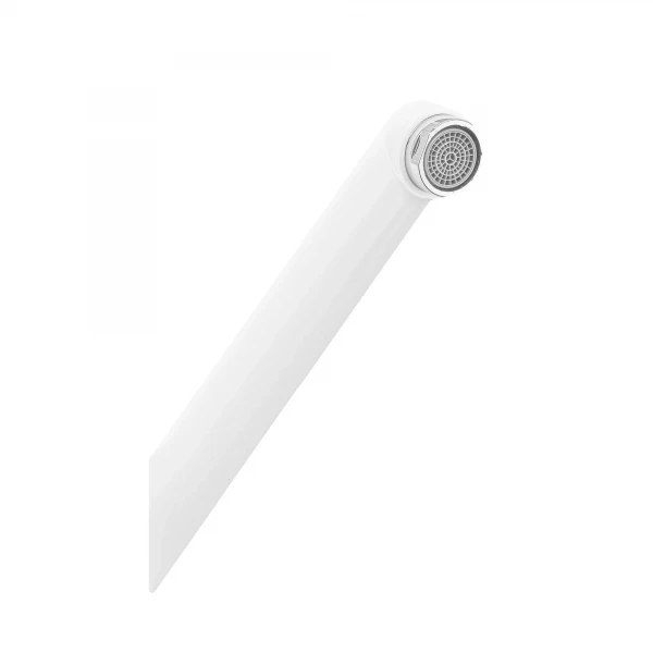 Смеситель для ванны Plamix Cezar-006 EURO SET White (со шлангом, лейкой и кронштейном) (PM0666)