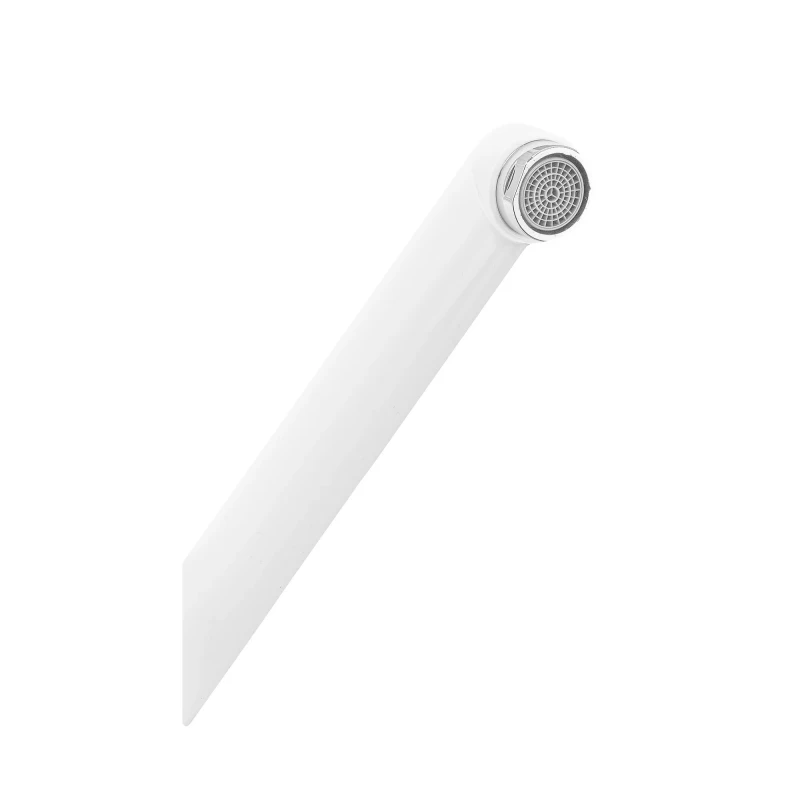 Смеситель для ванны Plamix Cezar-006 EURO SET White (со шлангом, лейкой и кронштейном) (PM0666)