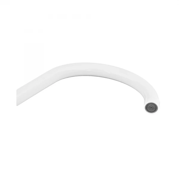 Смеситель для кухни Plamix Cezar-011-B SET White (с подводкой) (PM0667)