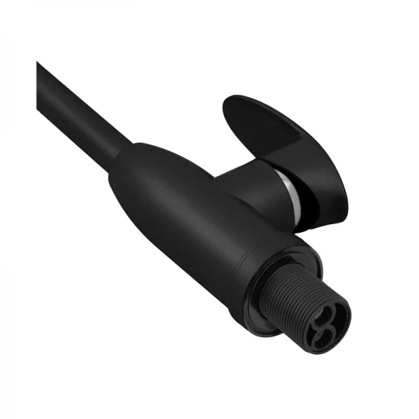 Смеситель для кухни Plamix Cezar-011-B SET Matte black (с подводкой) (PM0668)