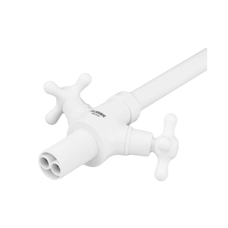 Смеситель для кухни Plamix Pablo-275 White (без подвода) (PM0669)