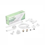 Смеситель для ванны Plamix Pablo -140 EURO SET White (со шлангом и лейкой) (PM0670)