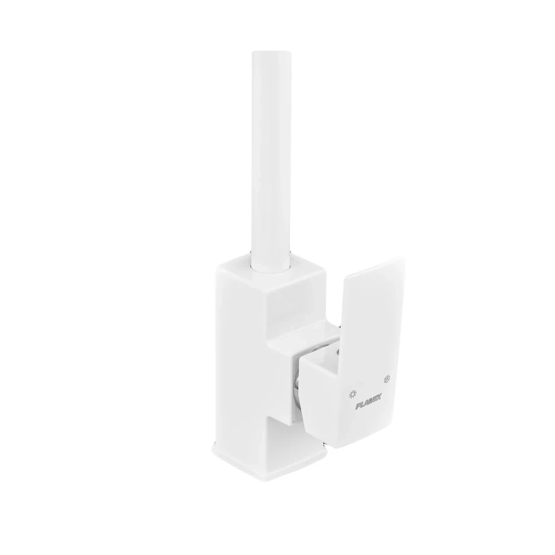 Смеситель для кухни Plamix Kubus-011 SET White (с подводкой) (PM0674)