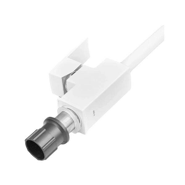 Смеситель для кухни Plamix Kubus-011 SET White (с подводкой) (PM0674)