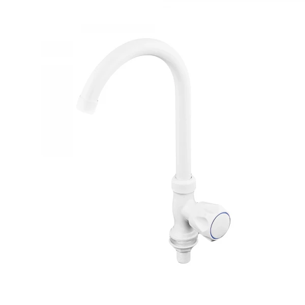 Кран для холодной воды Plamix Mono-005 White (PM0675)