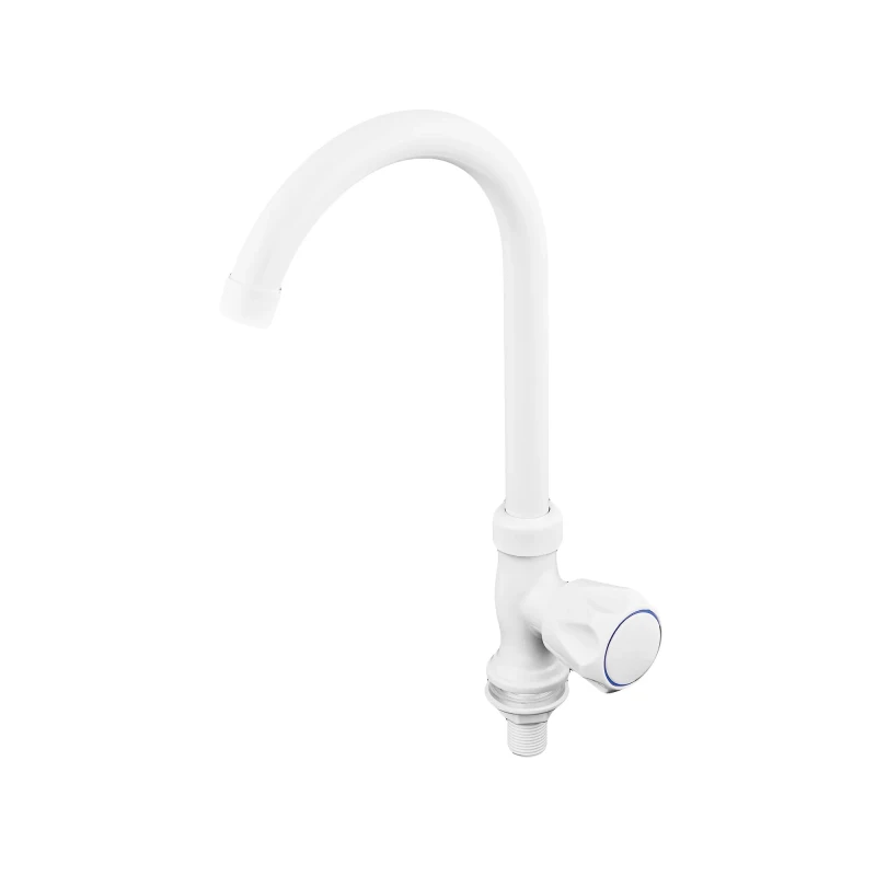 Кран для холодной воды Plamix Mono-005 White (PM0675)