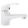 Змішувач для умивальника Plamix Afina-001 White (без підведення) (PM0684)