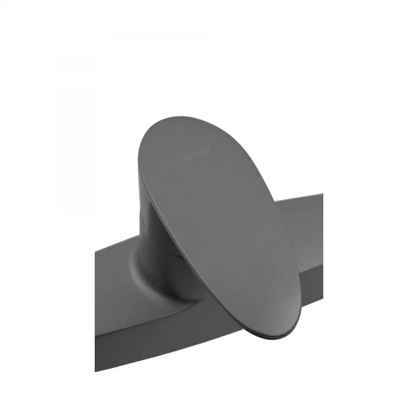 Смеситель для душевой кабины Plamix CEZAR-003 SET Graphite, со шлангом, лейкой и кронштейном (PM0689)