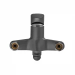 Смеситель для ванны Plamix CEZAR-006 EURO SET Graphite, со шлангом, лейкой и кронштейном (PM0691)