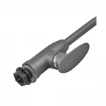 Смеситель для кухни Plamix CEZAR-011-B SET Graphite с подводкой (PM0695)