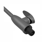 Смеситель для кухни Plamix CEZAR-011-B SET Graphite с подводкой (PM0695)