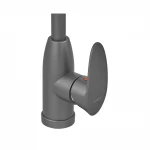 Смеситель для кухни Plamix CEZAR-011-B SET Graphite с подводкой (PM0695)