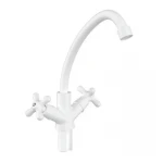Смеситель для кухни Plamix Amax-271 White (без подвода) (PM0697)