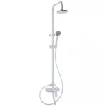 Душевая колонна со смесителем Plamix Lucas-009-J White (PM0712)