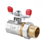 Кран с американкой красный СК 3/4" (ART 400) (SK0026)